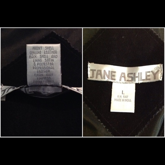 Women's Vtg Sz L Jane Ashley Leather Suede Vest - Picture 7 of 7